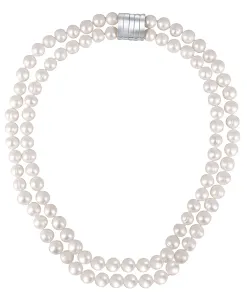 JwL Luxury Pearls Collana a doppio filo con vere perle bianche JL0656
