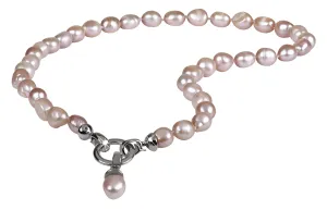JwL Luxury Pearls Collana di vere perle colore rosa JL0555