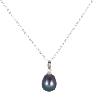 JwL Luxury Pearls Collana in argento con vera perla JL0438 (catena, ciondolo) 45 cm