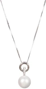 JwL Luxury Pearls Collana in argento con vera perla JL0454 (catena, ciondolo)
