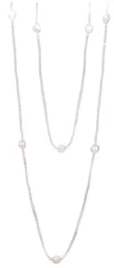 JwL Luxury Pearls Collana lunga con vere perle bianche JL0427