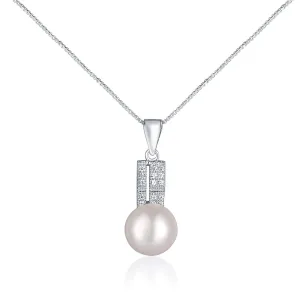 JwL Luxury Pearls Elegante collana con vera perla e zirconi JL0645 (catena, pendente)