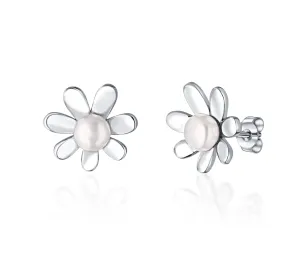 JwL Luxury Pearls Incantevoli orecchini con vere perle di fiume Flowers JL0774