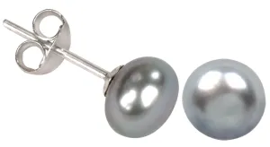 JwL Luxury Pearls Orecchini di vere perle grigie JL0029