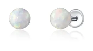 JwL Luxury Pearls Orecchini in acciaio 2 in 1 in opale JL0810