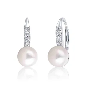 JwL Luxury Pearls Orecchini in argento con perla e zirconi JL0601