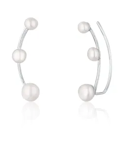 JwL Luxury Pearls Orecchini longitudinali in argento con perle di acqua dolce JL0794