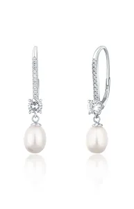 JwL Luxury Pearls Orecchini lussuosi in argento con vere perle JL0717