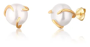 JwL Luxury Pearls Orecchini placcati in oro con perla coltivata JL0737