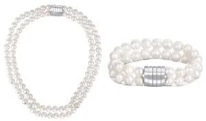 JwL Luxury Pearls Set conveniente di gioielli di perle JL0598 e JL0656 (bracciale, collana)