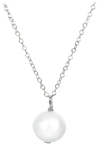 JwL Luxury Pearls Vera perla bianca sulla catenina in argento JL0087 (catenina, ciondolo)