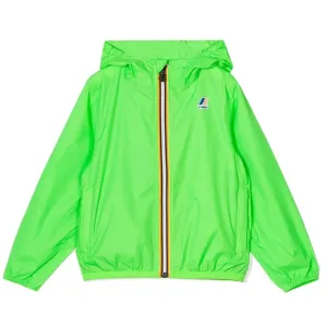 K-Way Boys Runner Jacket Windproof Lime-Green - GREEN 12Y