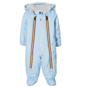 K Way Baby Boys hooded padded bodysuit Blue - 12M BLUE