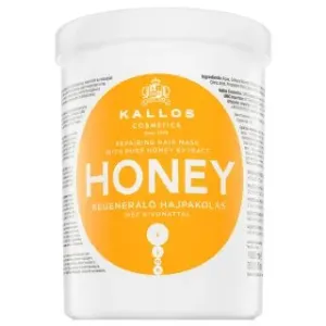 Kallos Honey Repairing Hair Mask maschera nutriente per capelli secchi e danneggiati 1000 ml