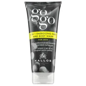 Kallos GoGo 2in1 Energizing Hair And Body Wash shampoo e gel doccia 2in1 per uomini 200 ml