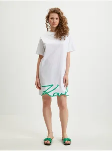 White Women's Dress KARL LAGERFELD - Ladies #2088916
