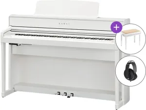 Kawai CA701 W SET Premium Satin White Piano Digitale