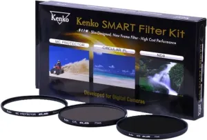 Kenko Smart Filter 3-Kit Protect/CPL/ND8 82mm Filtro lente