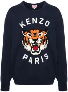 KENZO - Felpa Lucky Tiger In Cotone #3112082