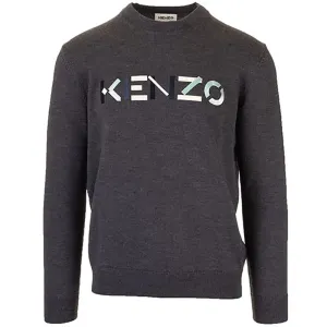 Kenzo Men's Multi-coloured Jumper Grey - GREY S