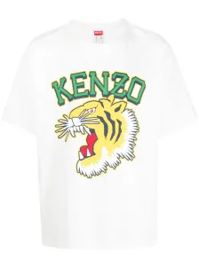 KENZO - T-shirt Tiger Varsity Oversize In Cotone #2327293
