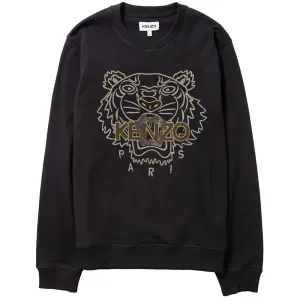 Kenzo Men's Embroidered Tiger Sweater Black - L BLACK