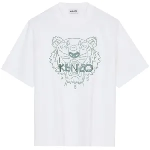 Kenzo Men's Oversized Tiger T-Shirt White - L WHITE