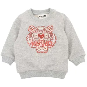Kenzo Baby Boys Tiger Sweater Grey - 3Y GREY
