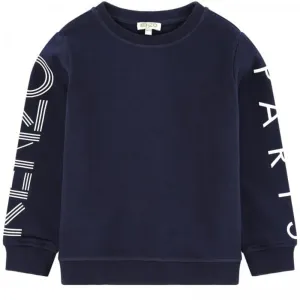 Kenzo Boys JB 3 Logo Sweater Navy - 10Y NAVY