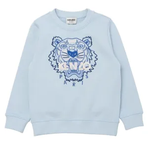 Kenzo Boys Tiger Sweater Blue - 2A BLUE #485381