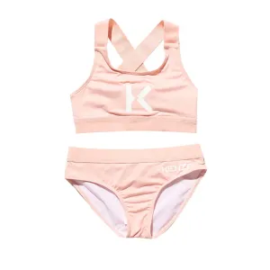 Kenzo Girls Two Piece Swimsuit Pink - 14Y PINK