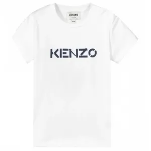 Kenzo Baby Boys T-shirt Logo White - WHITE 2Y