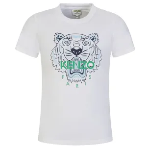 Kenzo Baby Boys Tiger T-shirt White - 18M WHITE #485105