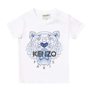 Kenzo Baby Boys Tiger T-Shirt White - 3A WHITE