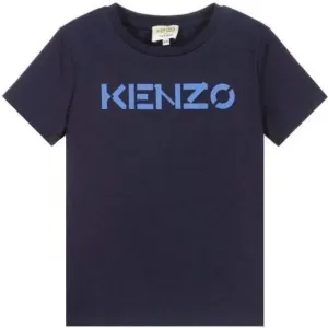 Kenzo Boys Logo T-shirt Navy - NAVY 2Y #485320