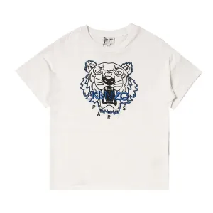 Kenzo Boys Tiger T-shirt White - 5A WHITE