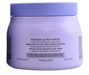 Kérastase Maschera curativa per tonalità fredde dei capelli biondi Blond Absolu Ultra Violet (Mask) 500 ml