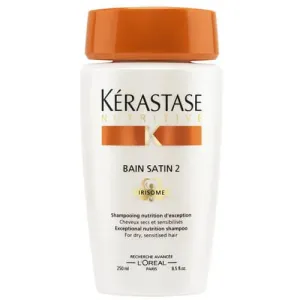 Kérastase Shampoo profondamente nutriente per capelli molto secchi e sensibili Bain Satin 2 Irisome (Exceptional Nutrition Shampoo) 250 ml