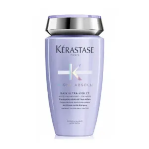 Kérastase Shampoo viola antigiallo per tonalità bionde fredde Blond Absolu Bain Ultra Violet (Anti-Brass Purple Shampoo) 250 ml