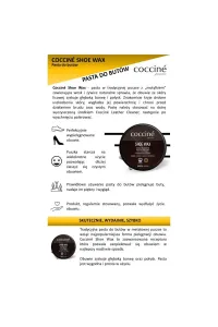 Coccine Pasta Wosk do Butów ze Sóry Licowej Shoe Wax #2501701