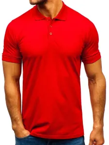 Stylish men's T-shirt 9025 - red, #1332457