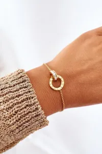 Bracelet with zircons gold