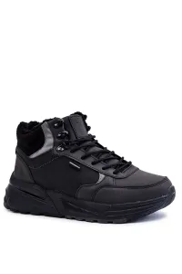 Men's insulated trekking shoes Cross Jeans KK1R4031C black #1362191