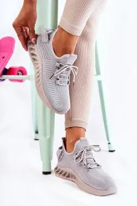 Women's shoes made of sports material Lenney Grey