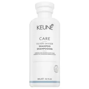 Keune Care Silver Savior Shampoo shampoo neutralizzante per capelli biondo platino e grigi 300 ml