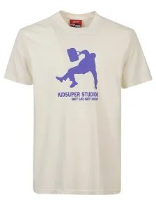 KIDSUPER - T-shirt In Cotone Stampata #2845542