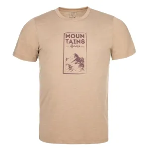 Men's outdoor T-shirt Kilpi GAROVE-M beige