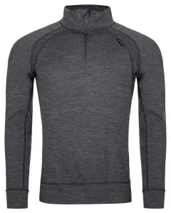 Men's woolen thermal T-shirt KILPI JAGER-M dark gray #1633524