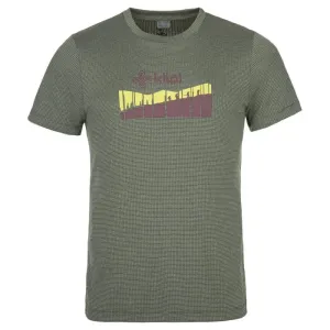 Men's outdoor T-shirt Kilpi GIACINTO-M khaki #1103093