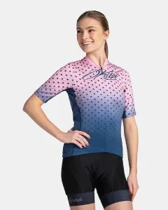 Women's cycling jersey KILPI RITAEL-W Light pink